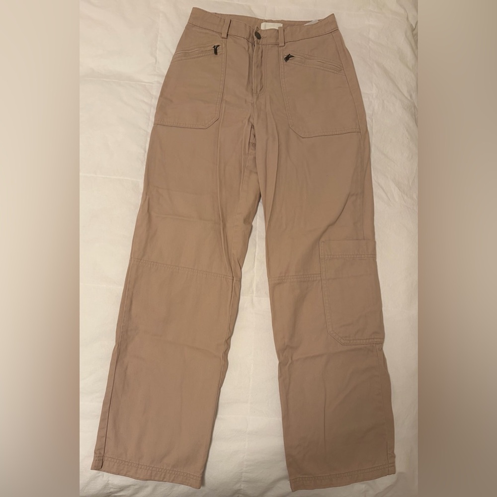 H&M Light Brown Tan Cargo Pants